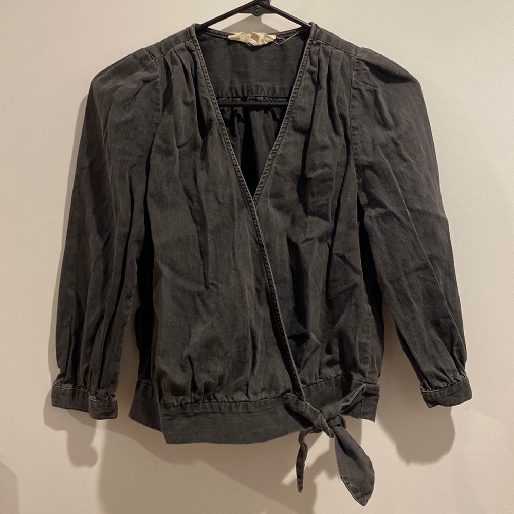 Madewell wrap top